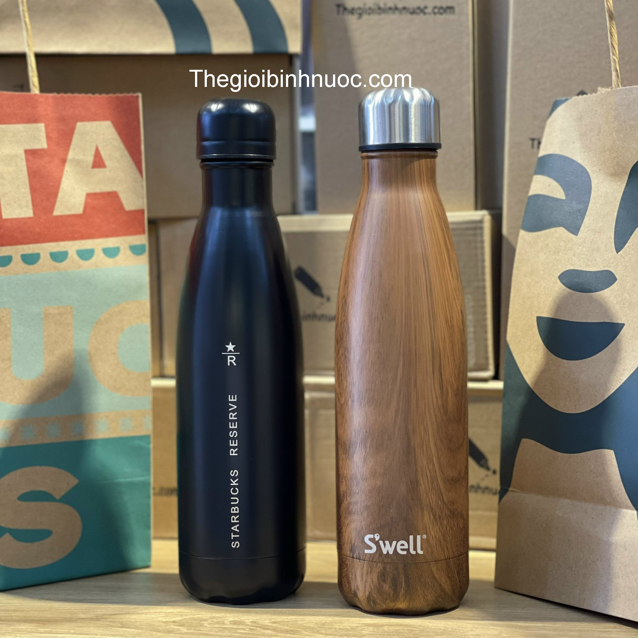 <Langton cup> 【HCM】Bình Giữ Nhiệt Starbucks X Swell 500ML B395