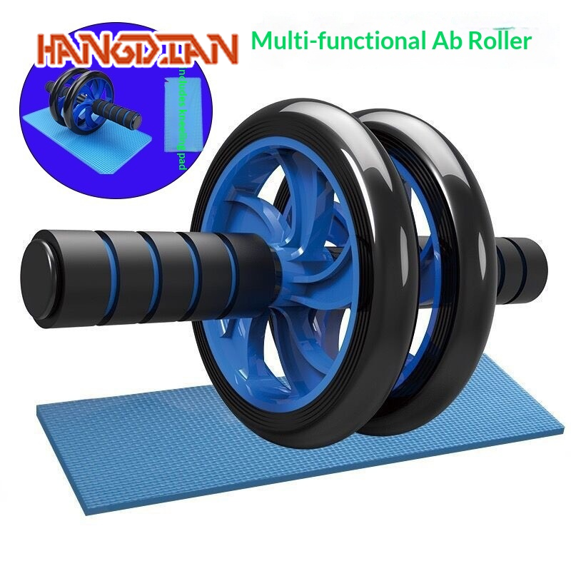 HANGDIAN Double Wheel Ab Roller for Effective Core Training at Home ราคา 158 บาท*ส่งฟรี