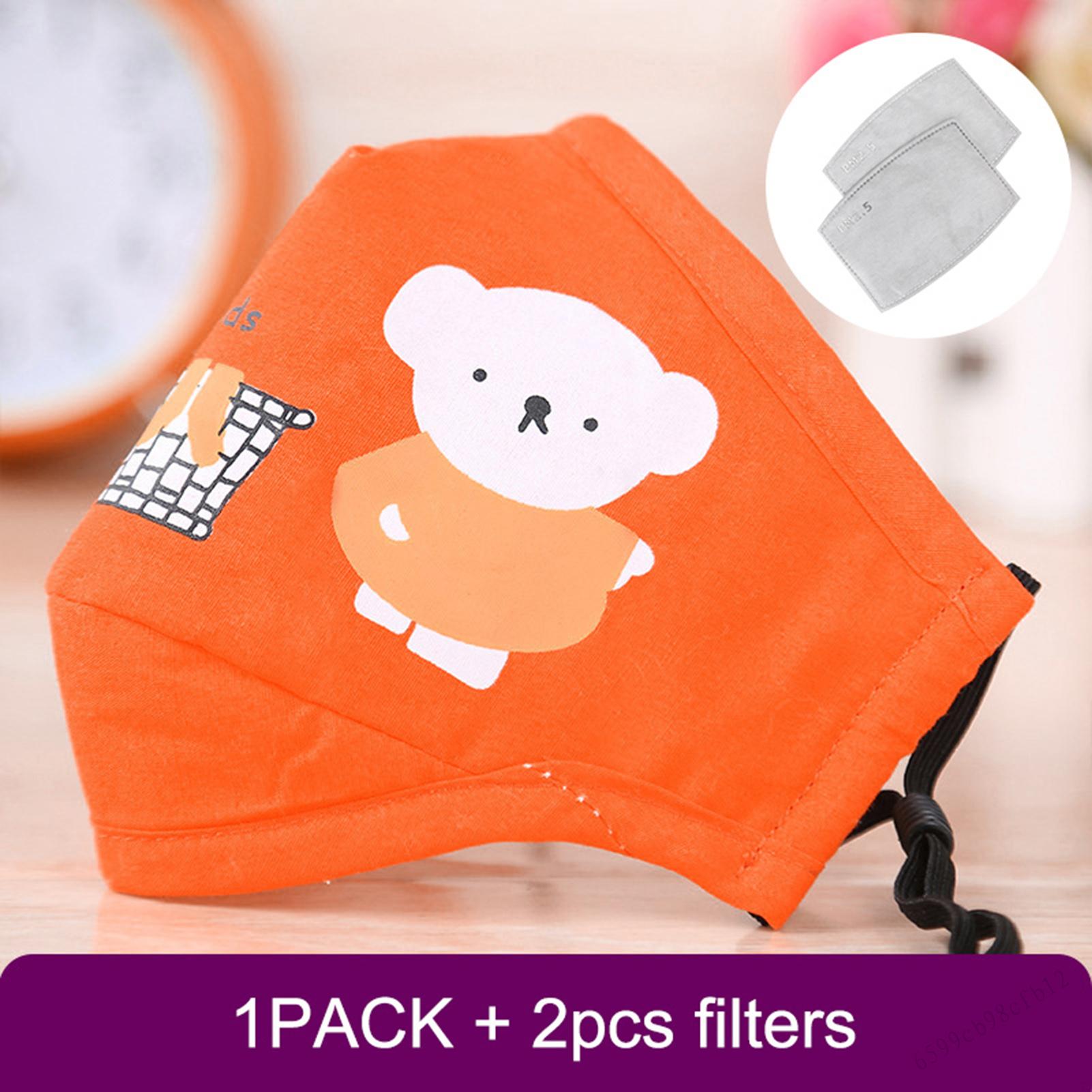 Tuanred khẩu trang cho trẻ em Với Bộ Lọc Vải Cotton Thoáng Khí mặt nạ che miệng Cho Cậu Bé Cô Gái Trẻ Em Thanh Thiếu Niên sử dụng thường nhật TD1-MY
