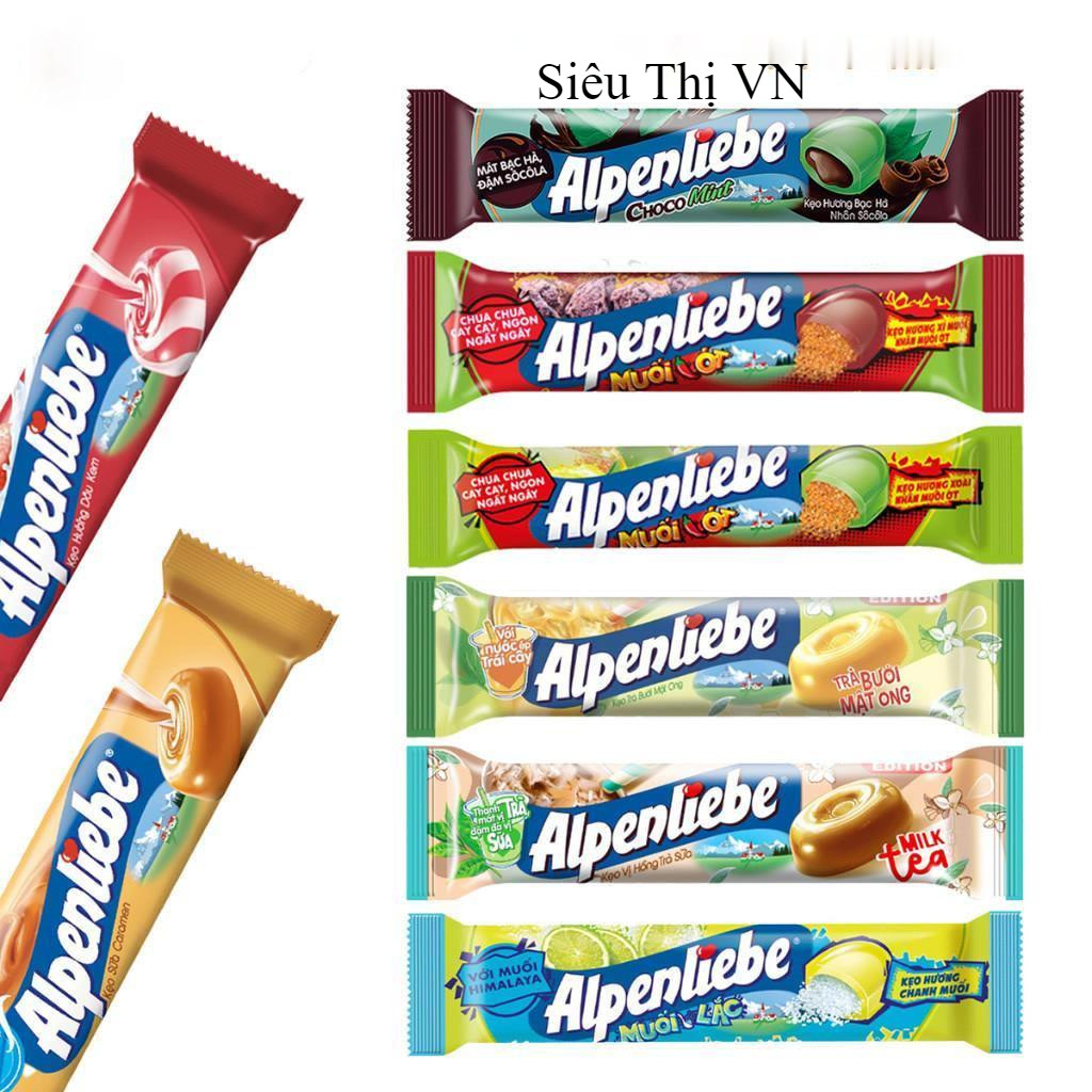 Thỏi kẹo Alpenliebe nhiều vị
