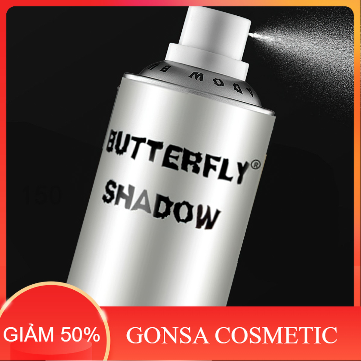 Gôm xịt tóc nam Butterfly Shadow 600ml 320ml 150ml - GONSA COSMETIC