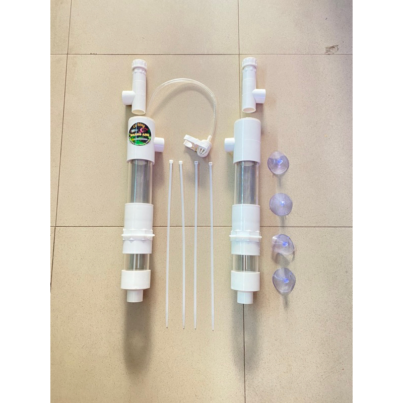 Hai Cục Tách Phân để làm Bộ Overflow kép có kèm dây over