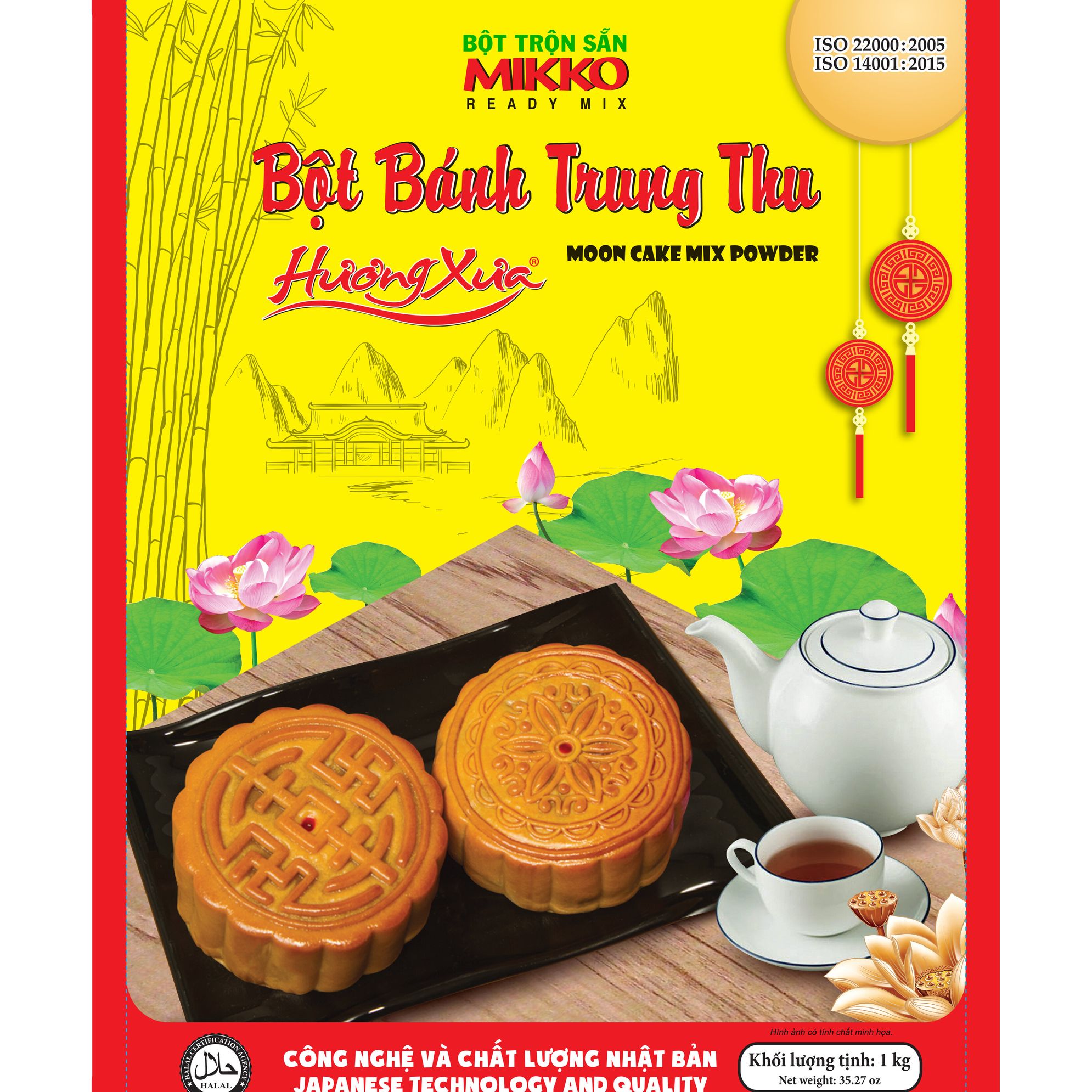 Bột bánh Trυng thu Mikko chuẩn vị truyền rhống gói 1kg