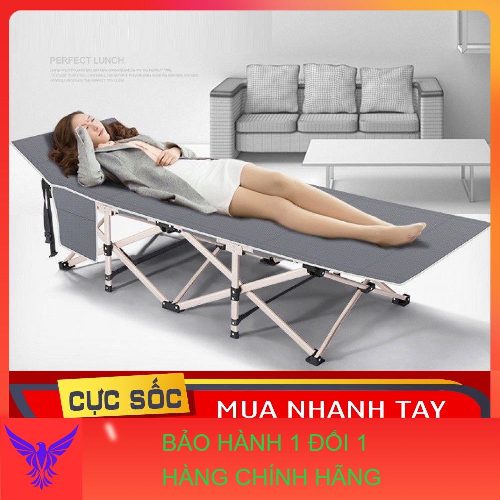 Giường xếp ngủ trưa gấp gọn - Giường xếp văn phòng ngủ trưa gấp gọn - Giường gấp đa năng ,