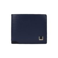 Guy Laroche กระเป๋าสตางค์ผู้ชาย หนังอัดลายซาเฟียโน่ 8 การ์ด สีกรมท่า รุ่น MGW06518R6NVS