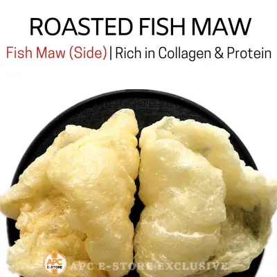 [PREMIUM] [200G] ROASTED FISH MAW SIDE [THICKER | HEALTHIER | OIL-FREE]