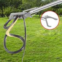 Snake Catcher Snake Tongs Catcher Loach Lobster Pliers Non Slip Long Handle Snake Clip Equipment Tool Self Lockable