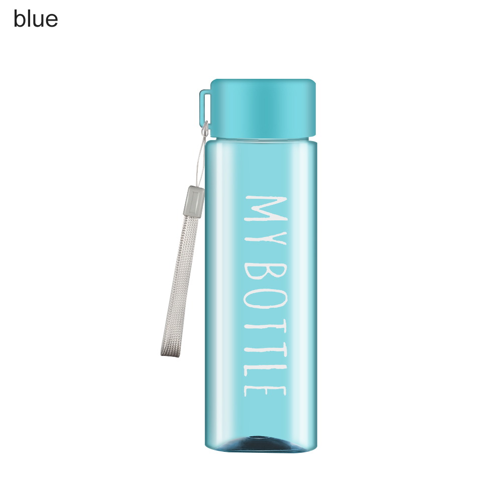 HATTIE 500ml Mùa hè Nhựa Cầm tay Chai nước Cốc nước ép cà phê Cúp nước thể thao Bình uống nước - 8
