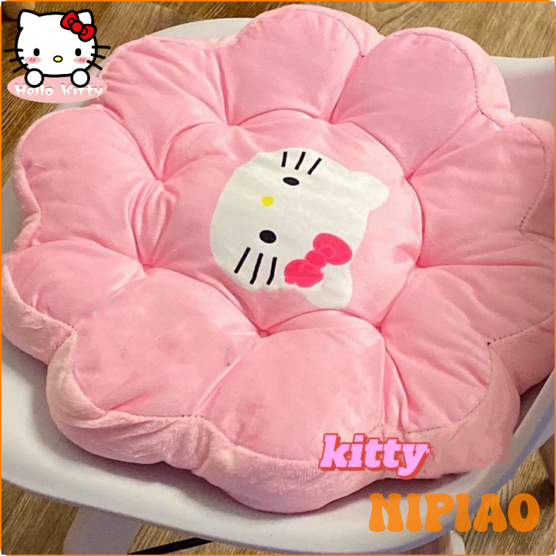 [Nipiao] Anime Kawaii Hello Kitty gối nhung đệm ghế Phòng ngủ phòng khách trang trí nhà Gối hoạt hình sofa cus0hion quà tặng đồ chơi ✫✬✩