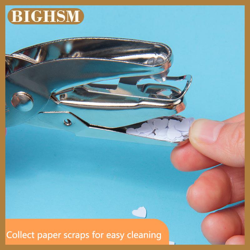 BIGHSM Dễ thương duy nhất lỗ đục lỗ giấy scrapbooking đấm Kawaii sao trái tim vòng tròn lỗ đục lỗ DIY Craft hình dạng Cutter đục lỗ
