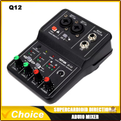 TEYUN Q12 Portable Audio Interface for Guitar and Singing