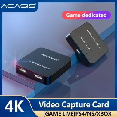 ACASIS 4K HDMI Video Capture Card HDMI Video Record Box for PS4 Game DVD Camcorder HD Camera Recording Live Streaming