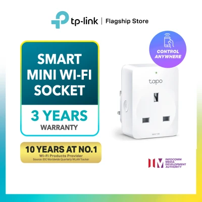 [3 YRS SG Warranty] TP-LINK Smart WiFi Plug Mini Tapo P100 (Works with Alexa & Google Home)