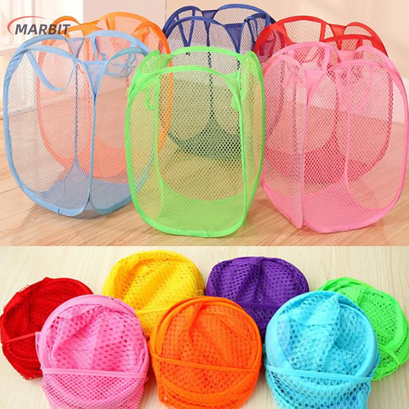 MARBIT 1 chiếc giỏ đựng đồ giỏ đựng đồ giặt Giỏ đựng quần áo bẩn gia đình có thể gấp gọn giỏ đựng đồ phòng tắm tiện lợi