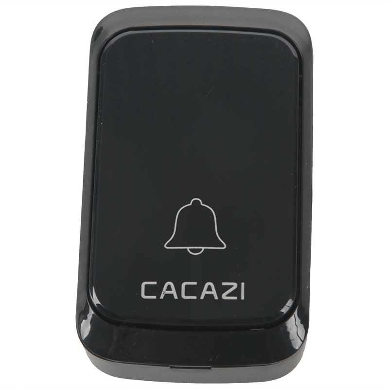 Cacazi Waterproof Wireless Doorbell Dc Battery-Operated 300M Remote Led Flashing Light Smart Home Cordless Doorbell