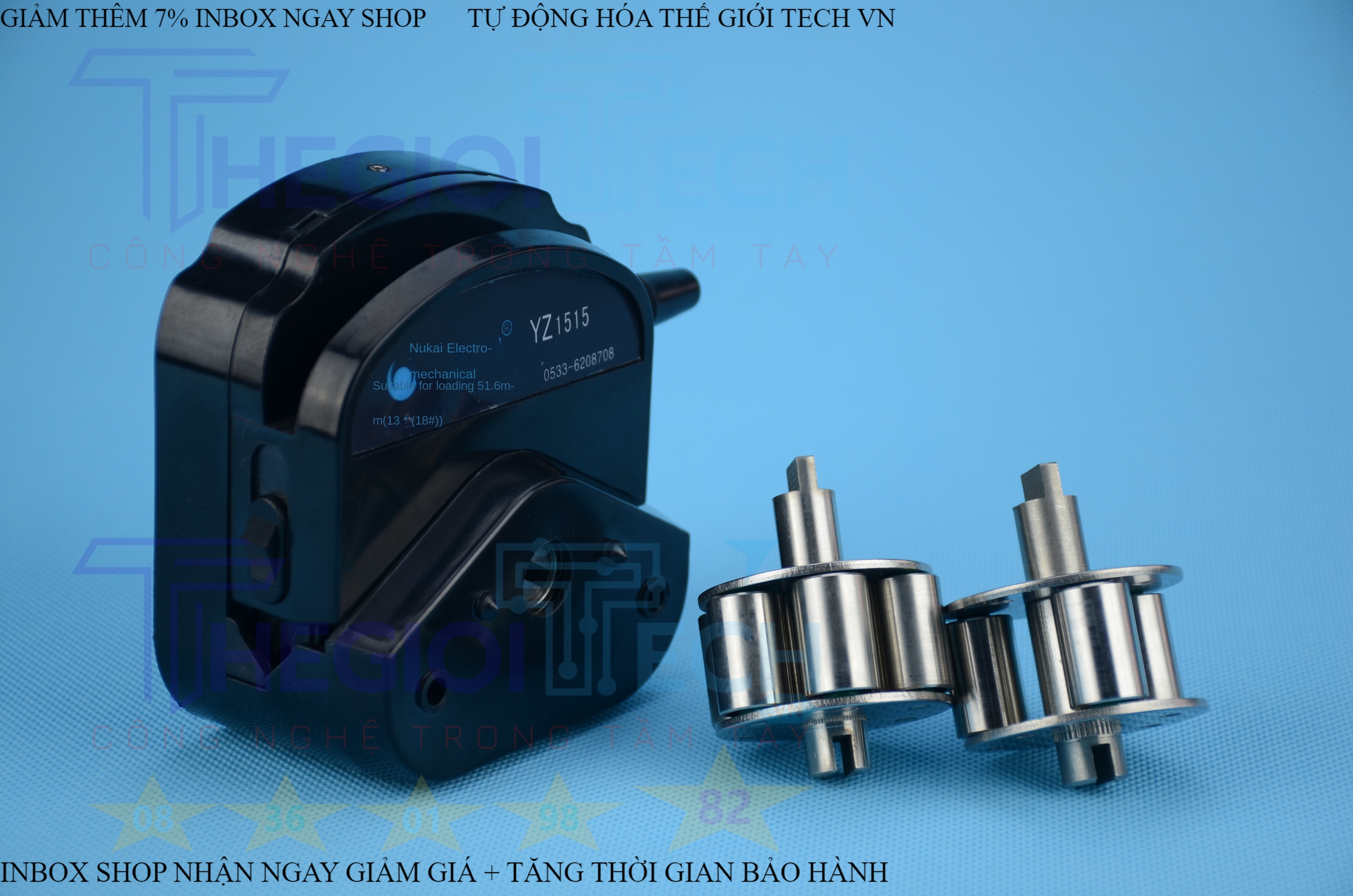 Bơm Nhu Động BY15 (Yz1515 Yz1515x) kéo bằng Động Cơ Bước Hỗ Trợ Bơm lưu lượng Chính Xác Dụng Cụ Bơm định lượng chất lỏng - ABS Vỏ (Đen) * 3 Con