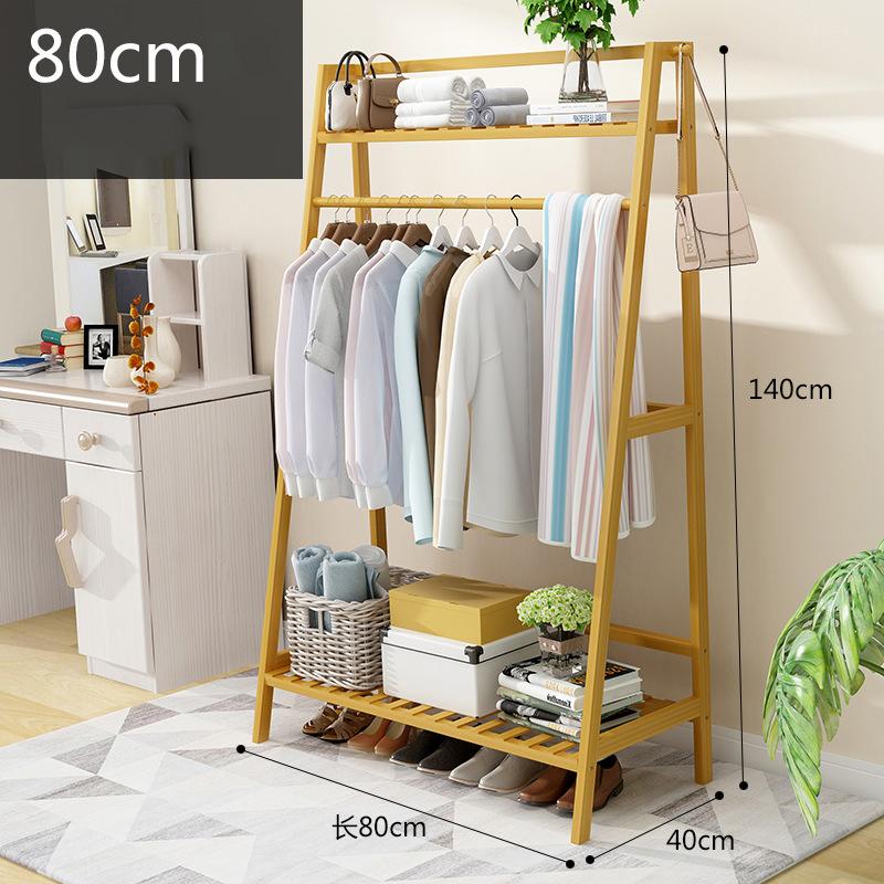 Solid wood clothes hanger landed Garment Rack Coat Organizer Storage Shelving Unit Entryway Storage Shelf 2-Tier Solid-intl