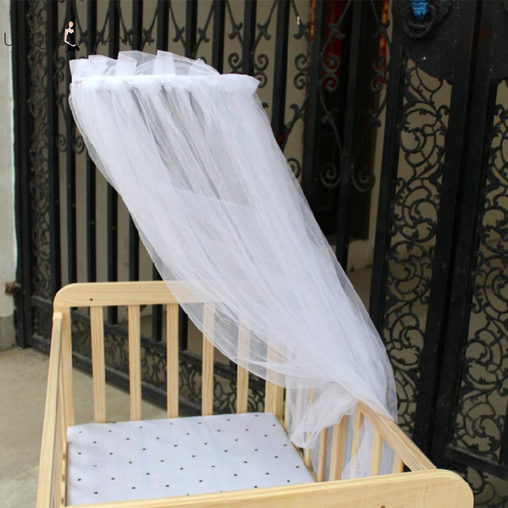 Portable Baby Infant Crib Nursery Bed Lace Floor Type Mosquito Net Cover