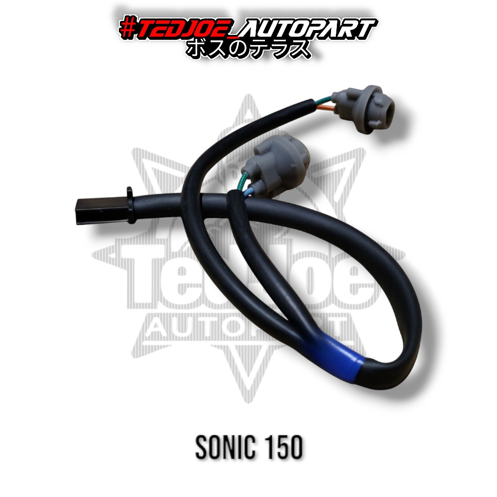 Kabel Fitting Lampu Sen Depan Sonic 150 Set Komplit Soket Fiting Sein Depan Honda Sonic 150 Kabel Sein Depan Kanan Kiri PNP Assy Honda Sonic 150R Set Fitting Soket Lampu Sein Harga 27,500 rupiah*Gratis Ongkir