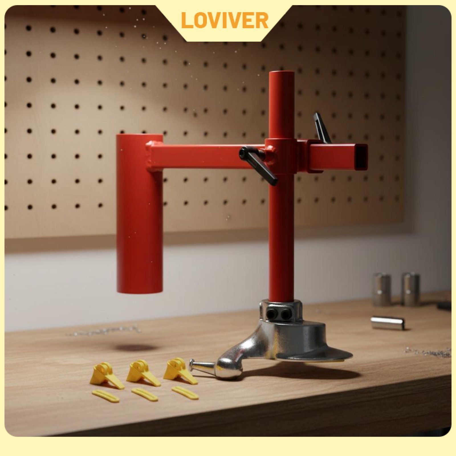 LOVIVER Protects Rims From Scratches Tire Mount Demount Tool Kit Quick and Easy Assembly Manual Tire Changer Universal Wheel Mount Demount Tool Polished Surface for Home Mechanics, DIYers ราคา 3,460 บาท*ส่งฟรี