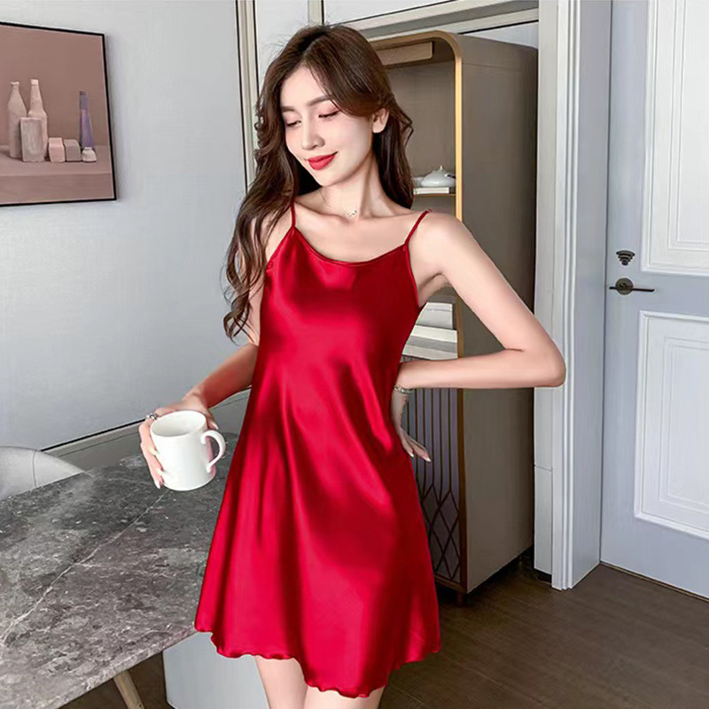 Buy Women Silk Satin Night Dress online