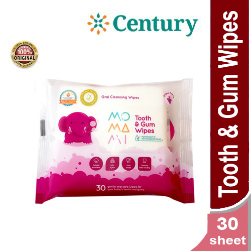 MO MA MI TOOTH & GUM WIPES 30S / TISU PEMBERSIH GIGI ANAK