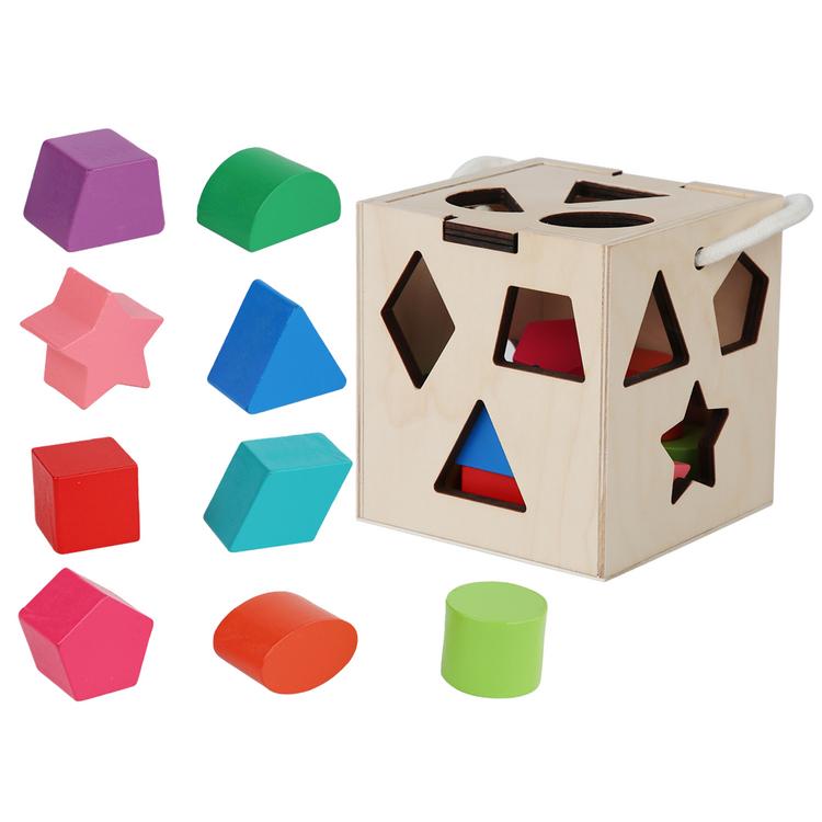 Máy phân loại hình dạng Montessori Sắp xếp hình dạng khối Montessori Đồ