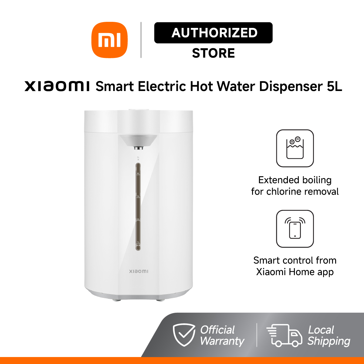 Xiaomi Smart Electric Hot Water Dispenser 5L - 1600 W - Depósito de 5