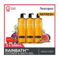 Neutrogena Rain Bath Refreshing Shower And Bath Gel Body Wash Top Seller 946ML X 3