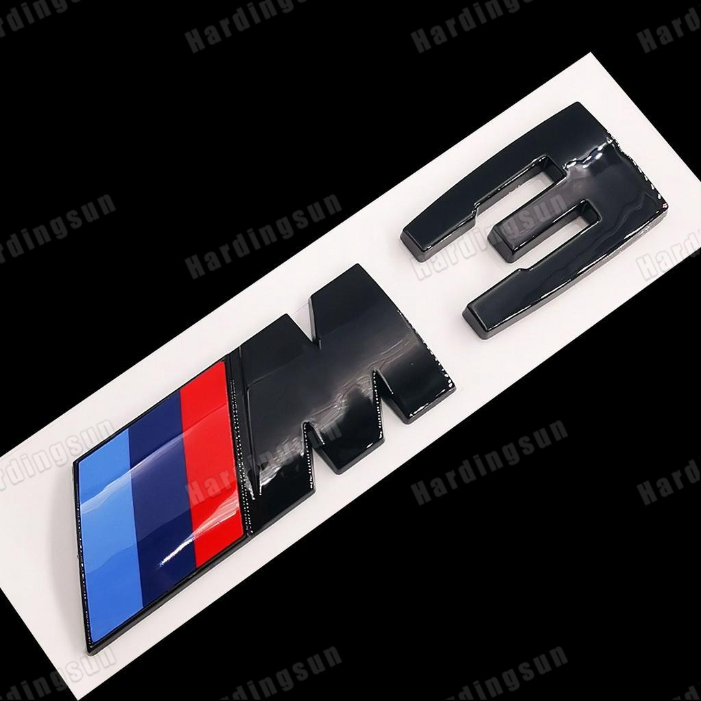 Harddingsun biểu tượng huy hiệu ô tô BMW M3 biểu tượng biểu tượng ở cốp thanh cạnh tranh nhấn mạnh sấm sét Phiên Bản biểu tượng readystock