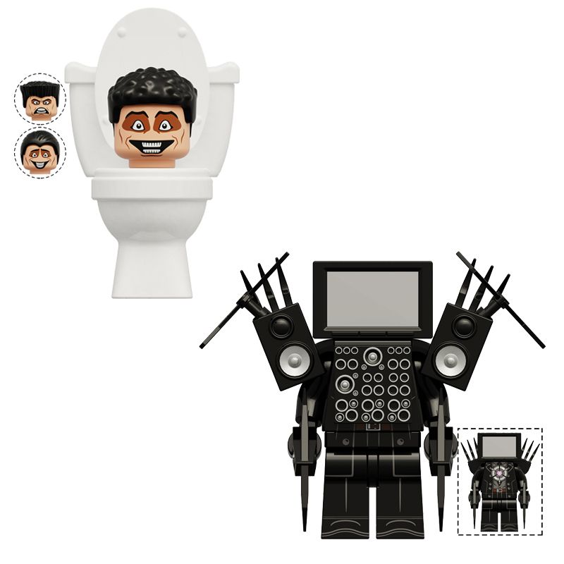Compatible with LEGO   Children Diy Educational ToysCompatible with Lego Super Titan Monitor VS Toilet Man TV Speaker Doll unparalleled Mars scientist building blocks
