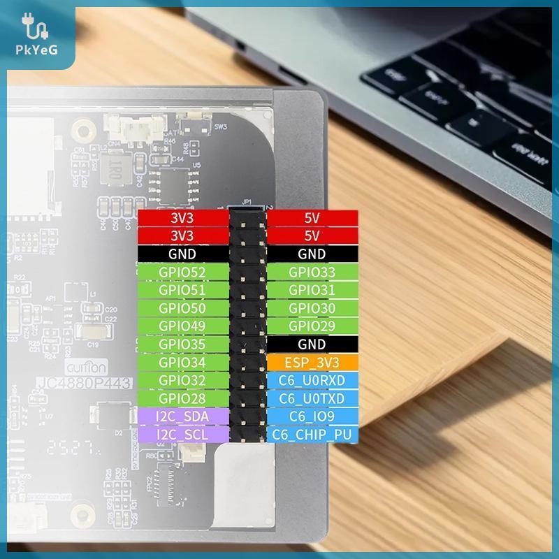 【PkYeG】 ESP32P4บอร์ดพัฒนาหน้าจอสัมผัส IPS Capacitive ขนาด4.3นิ้วโมดูลความละเอียดสูงรองรับ WiFi 6และ BT5 ESP32-C6ออนบอร์ด ราคา 1,313 บาท*ส่งฟรี
