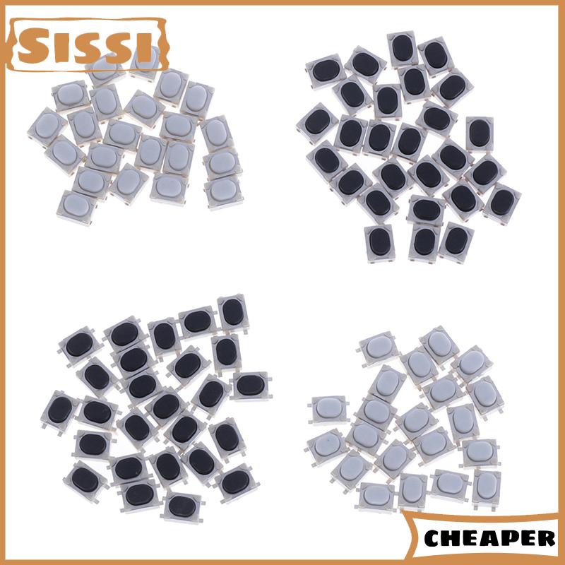 Sissi 20 cái 3x4x2.5 mét SMD tact chuyển 4 pin cảm ứng Micro chuyển đổi push button Thiết bị chuyển mạch