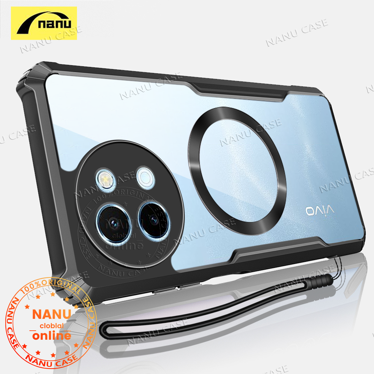 Vivo Y38 5G Shockproof Soft Silicone Tpu Case With Anti-Dust