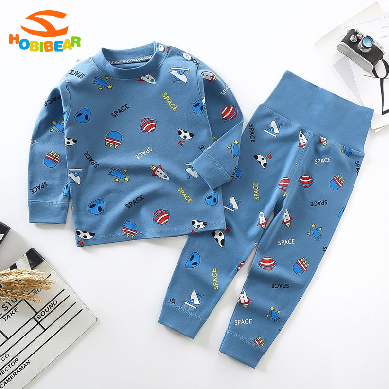 Hobibear Dễ Thương cà rốt hoạt hình In Bé Bông Nội Tâm Bộ Cho mùa thu và mùa đông, Ấm Áp thoải mái tay dài áo và quần