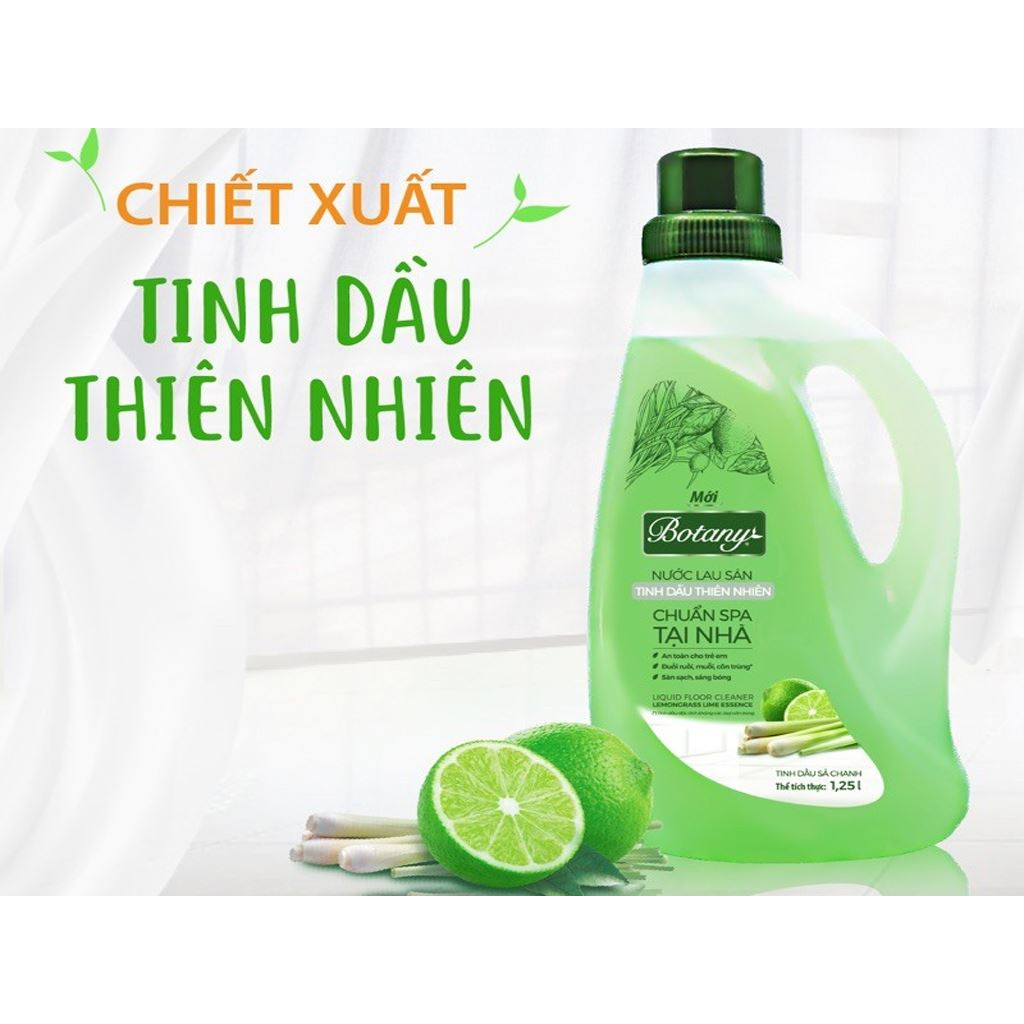 Nước lau sàn Botany tinh dầu sả chanh chai 1.25 lít