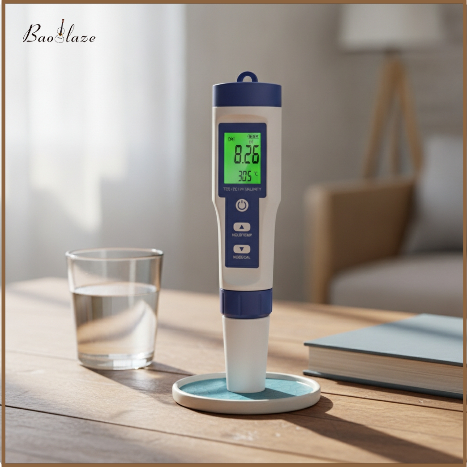 Baoblaze Waterproof Digital Water Tester Multifunction Water Testing Pen Compact pH Pen Lightweight for Aquarium Owners, Pools ราคา 2,051 บาท*ส่งฟรี