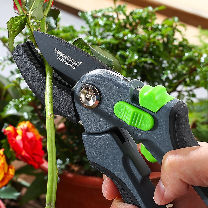 trim horticulture Hand pruner cut secateur Shrub Garden Scissor tool anvil Branch Shear Orchard pruning