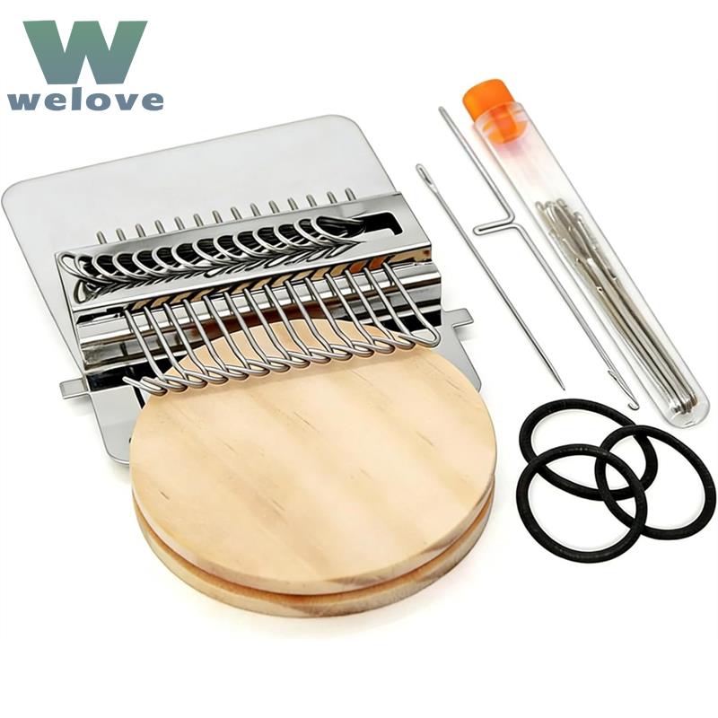 For Mending-Portable Knit Patch Kit-MiniLoom Darning Darningloom for Clothing Repair DIY Weaving Kit for Beginners
