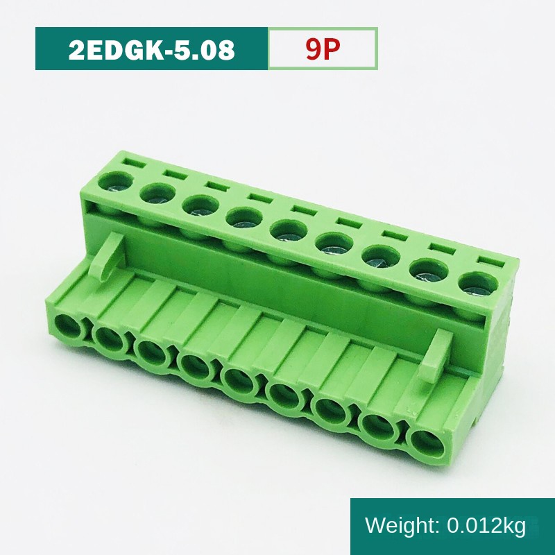 Khối Đầu Nối Tháo Lắp 2EDGK 5.08mm 9P | Tùy chọn Từ 2P-24P – Kết Nối PCB An Toàn, Bền Bỉ