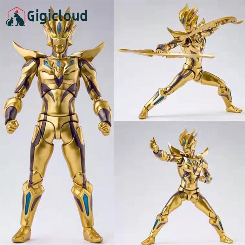 Gigicloud Gold Ultraman Zero Action Figure Shf Ultraman Doll Model