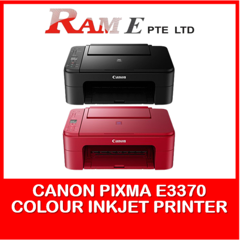 Canon PIXMA E3370 (3370) Wireless All-In-One Colour Inkjet Printer Singapore