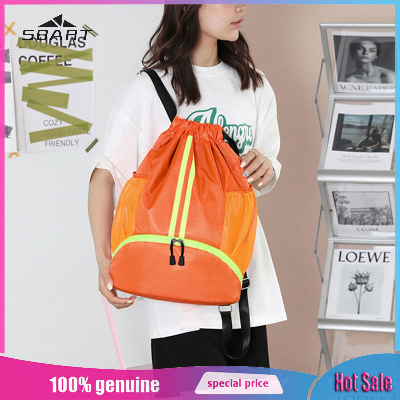 SBART Drawstring backpack, lightweight outdoor mountaineering sports bag for men and women, basketball backpack, Oxford cloth drawstring backpack
