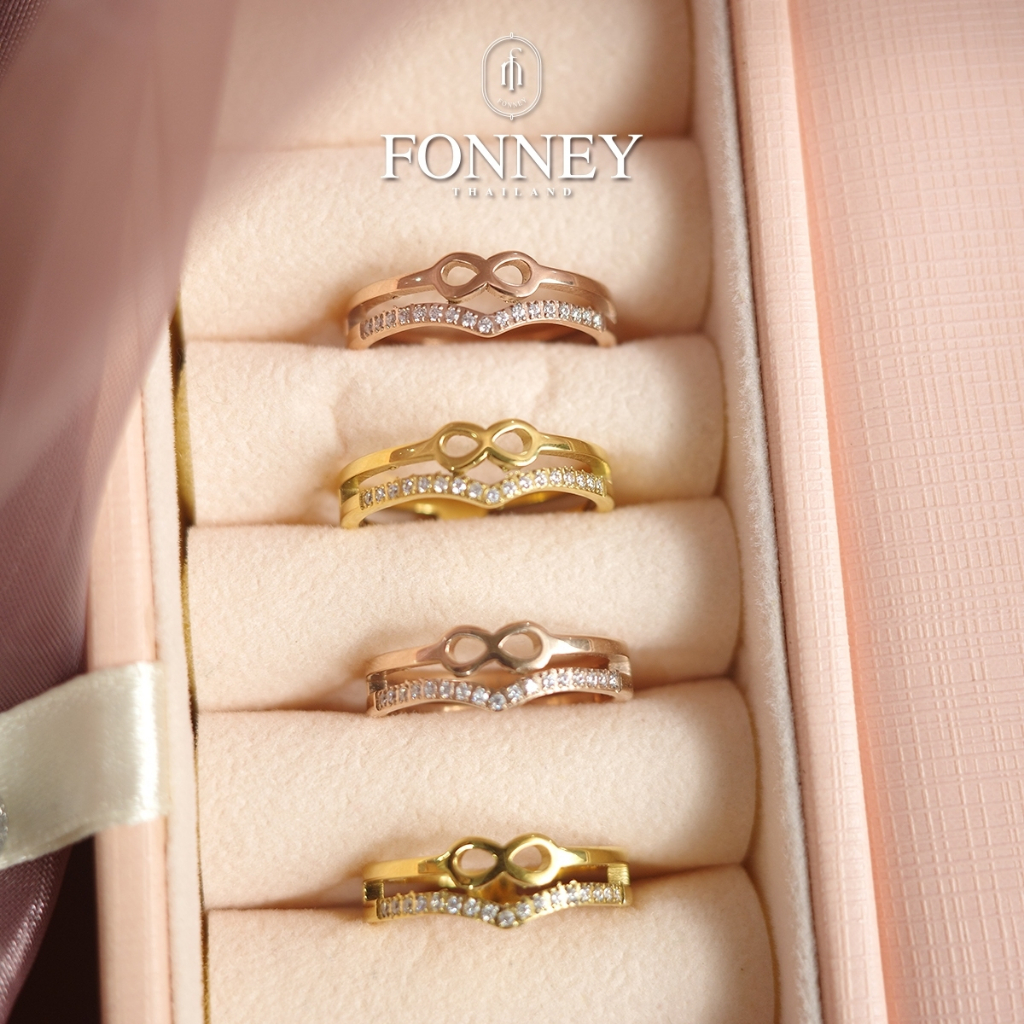 Fonney-ดำE24902แหวนสแตนเลส ไม่ลอกไม่ดำE24902 ราคา 280 บาท*ส่งฟรี
