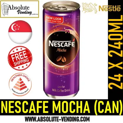 NESTLE Nescafe Mocha 240ML X 24 (CAN)- FREE DELIVERY within 3 working days!