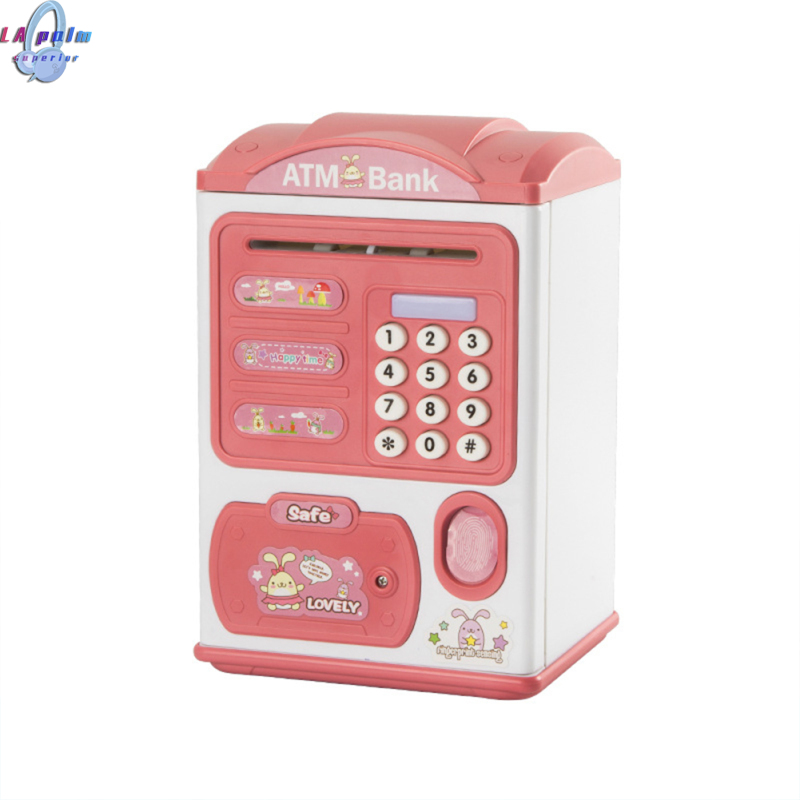 Simulation Smart Atm Piggy Bank Toys Password Fingerprint Piggy Bank