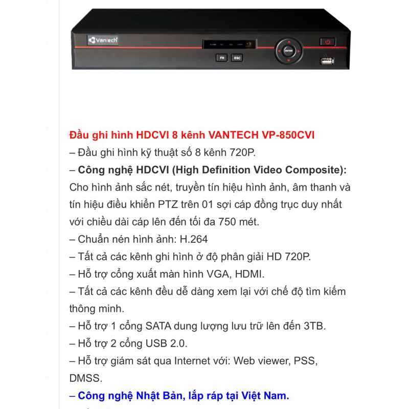 [QSD 2ND] Đầu ghi hình camera Hikvision Hilook Dahua Kbvision Vantech Xmeye DVR XVR NVR IP 4/8/16 kênh AHD CVI TVI IP