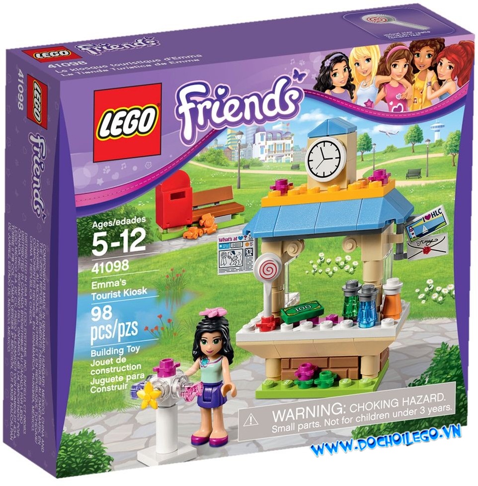 [100% chính hãng]  41098 LEGO Friends Emmas Tourist Kiosk -Kiosk bán hàng phục vụ khách du lịch