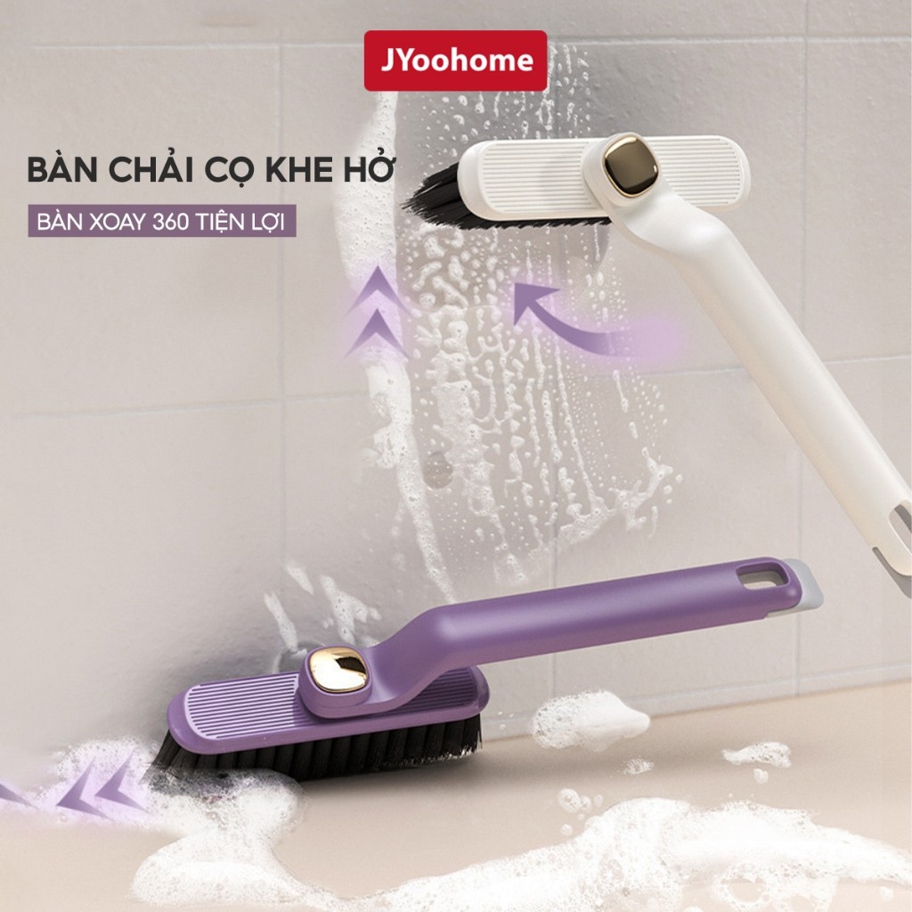 Bàn Chải Vệ Sinh Khe Hở Góc Rãnh Xoay 360 JYoohome Cọ Vệ Sinh Nhà Tắm Cửa Nhà Bếp Thông Minh Gia Dụng Giá Rẻ
