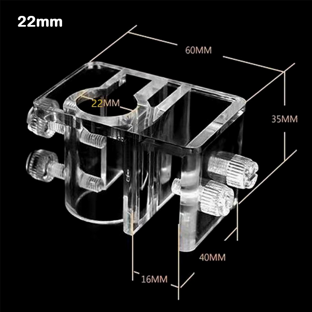 PZJBDI SHOP Ống lớn Kẹp cố định ống nước Ống vào và ống ra Dễ dàng lắp đặt Đầu nối ống nước  Chất liệu acrylic Giá đỡ kẹp bể cá Thiết bị bể cá - 3